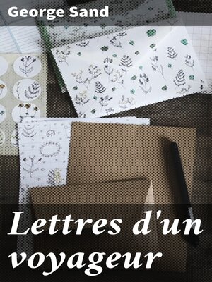 cover image of Lettres d'un voyageur